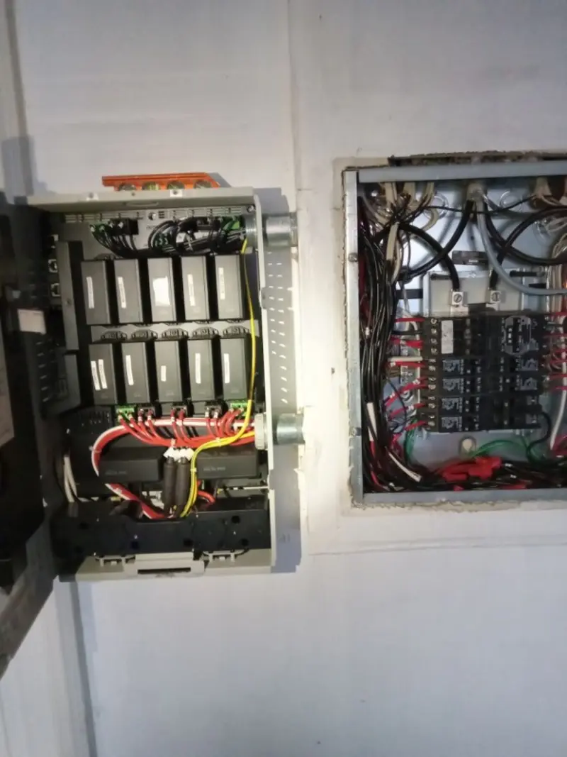 Electrical panel upgrade completed for Ring Doorbell Installation in Tucker